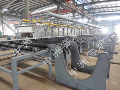 Iranian kaveh precision tubes co.,ltd 36m roller type annealing treatment furnace